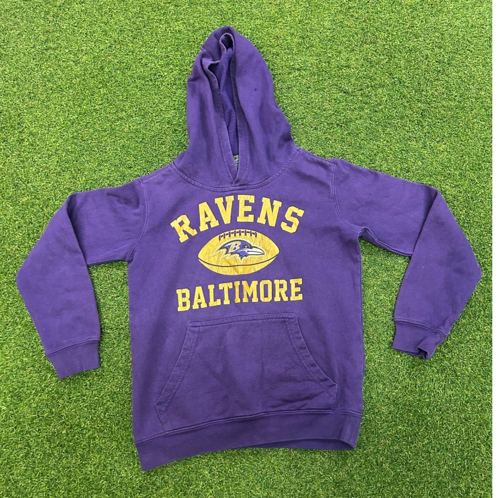Baltimore Ravens Youth Hoodie Purple Small S 8 Sweatshirt NFL Team Apparel